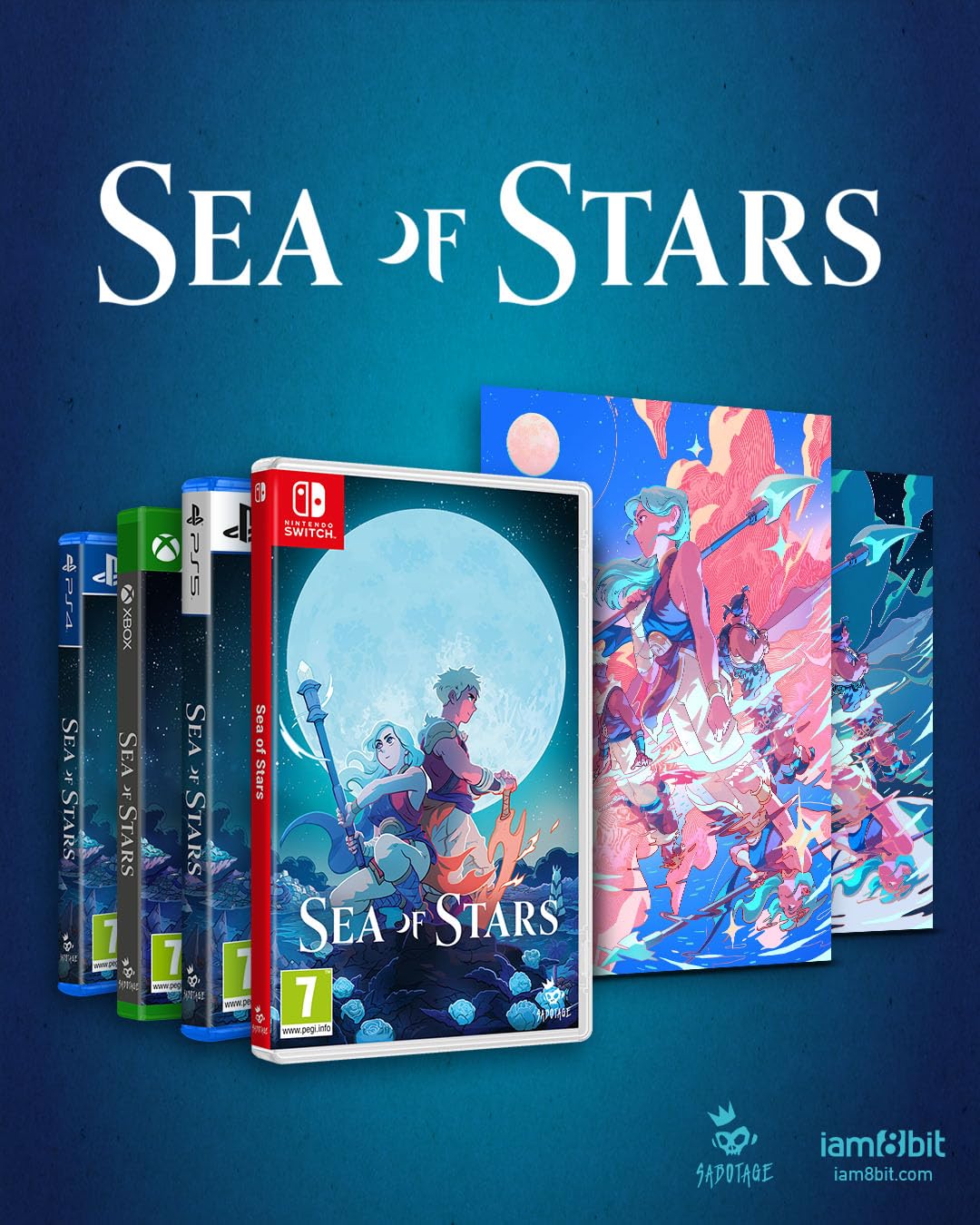 Sea of Stars - PS5 Game | Epic RPG Adventure with Stunning Graphics & Engaging Storyline | Perfect for Fantasy Lovers & Gamers Seeking Immersive Experience