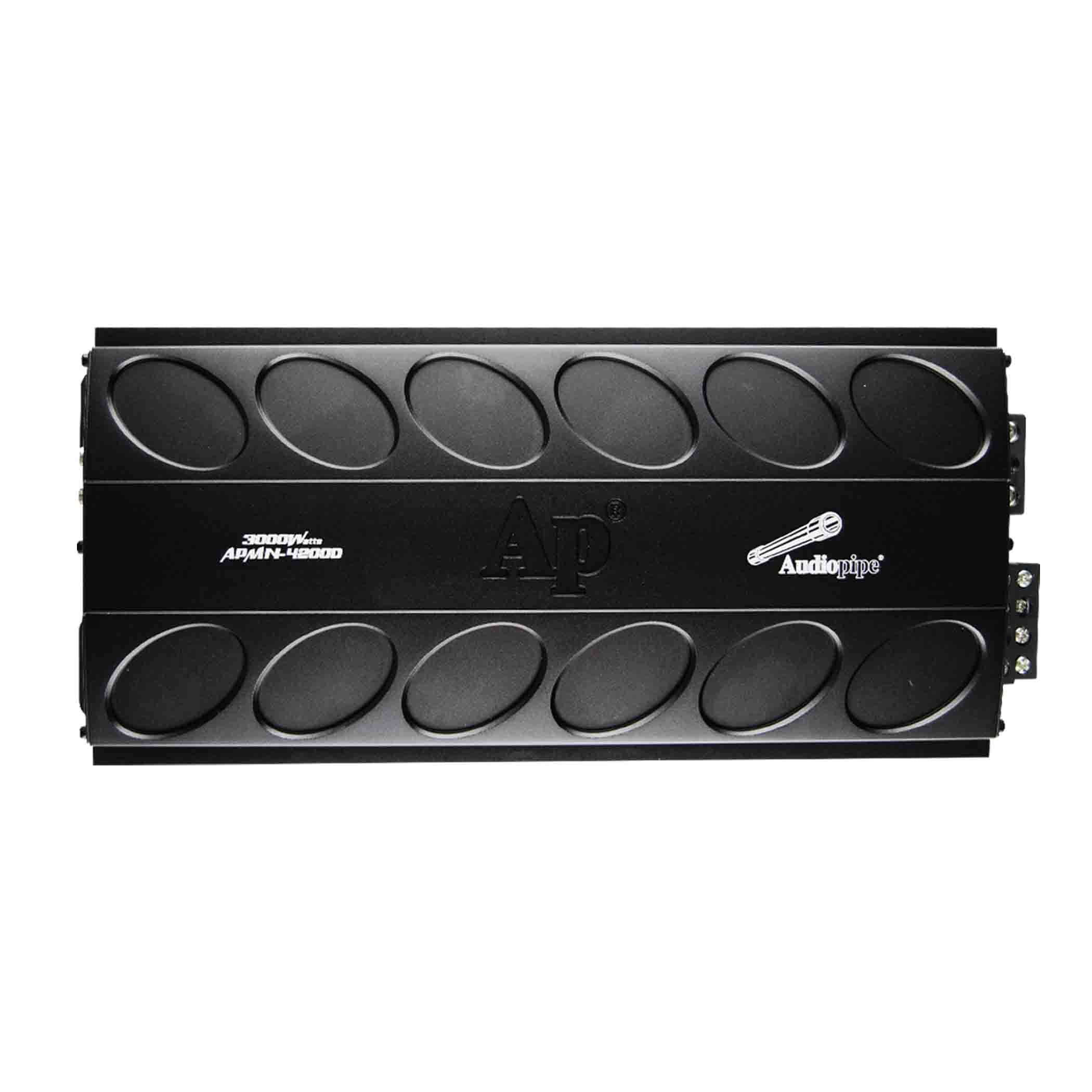 APMN 4200D 4-Channel Mini MOSFET Car Audio Amplifier - High Power Compact Amp for Car Stereo, Home Theater & DJ Systems