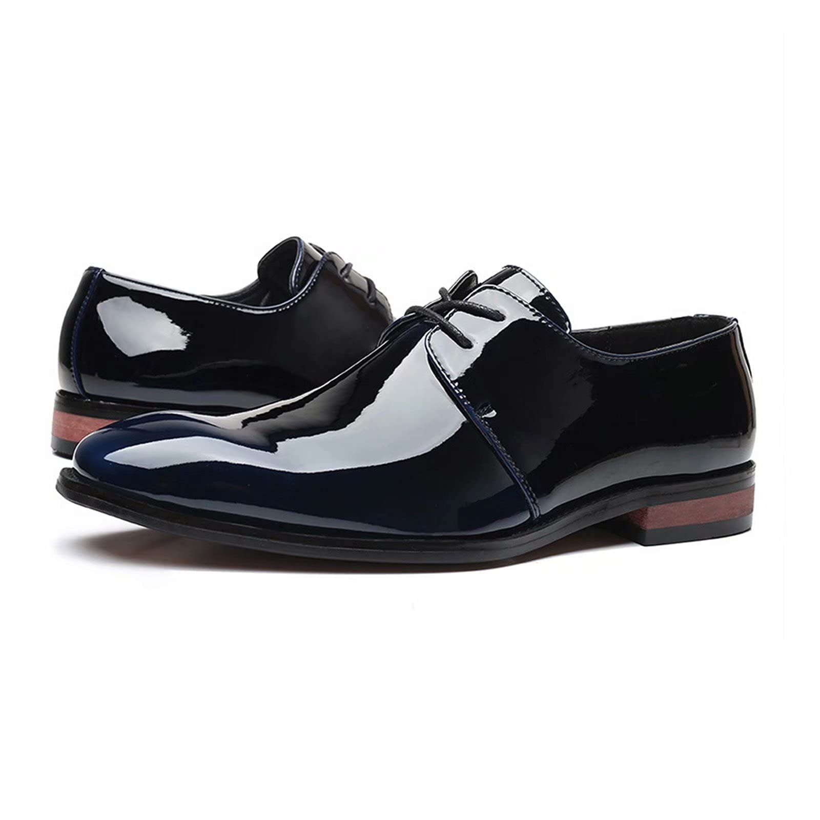 Premium Men's Large Size Leather Business Dress Shoes - Pointed Toe Oxfords for Formal & Casual Wear - Ideal for Office, Weddings & Special Occasions