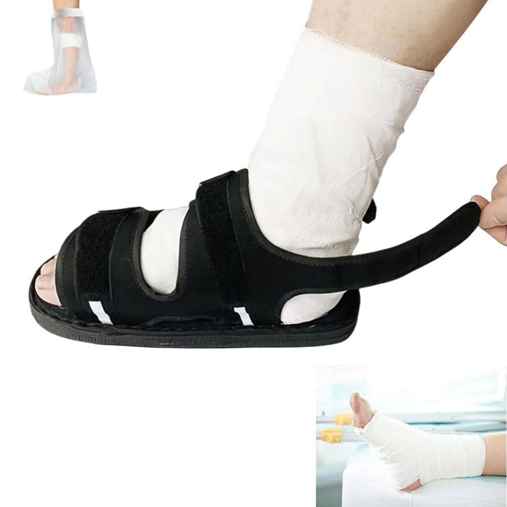 **Post Op Shoe for Broken Toe & Foot – Adjustable Medical Walking Boot with Straps for Surgery Recovery, Fracture Support & Ankle Injuries – Ideal for Post-Surgery, Cast Replacement & Mobility Assistance**