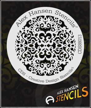 Alex Hansen Stencil 88013 - Premium Reusable Stencil for DIY Crafts, Home Decor & Sign Painting - Perfect for Wood, Walls & Fabric Projects