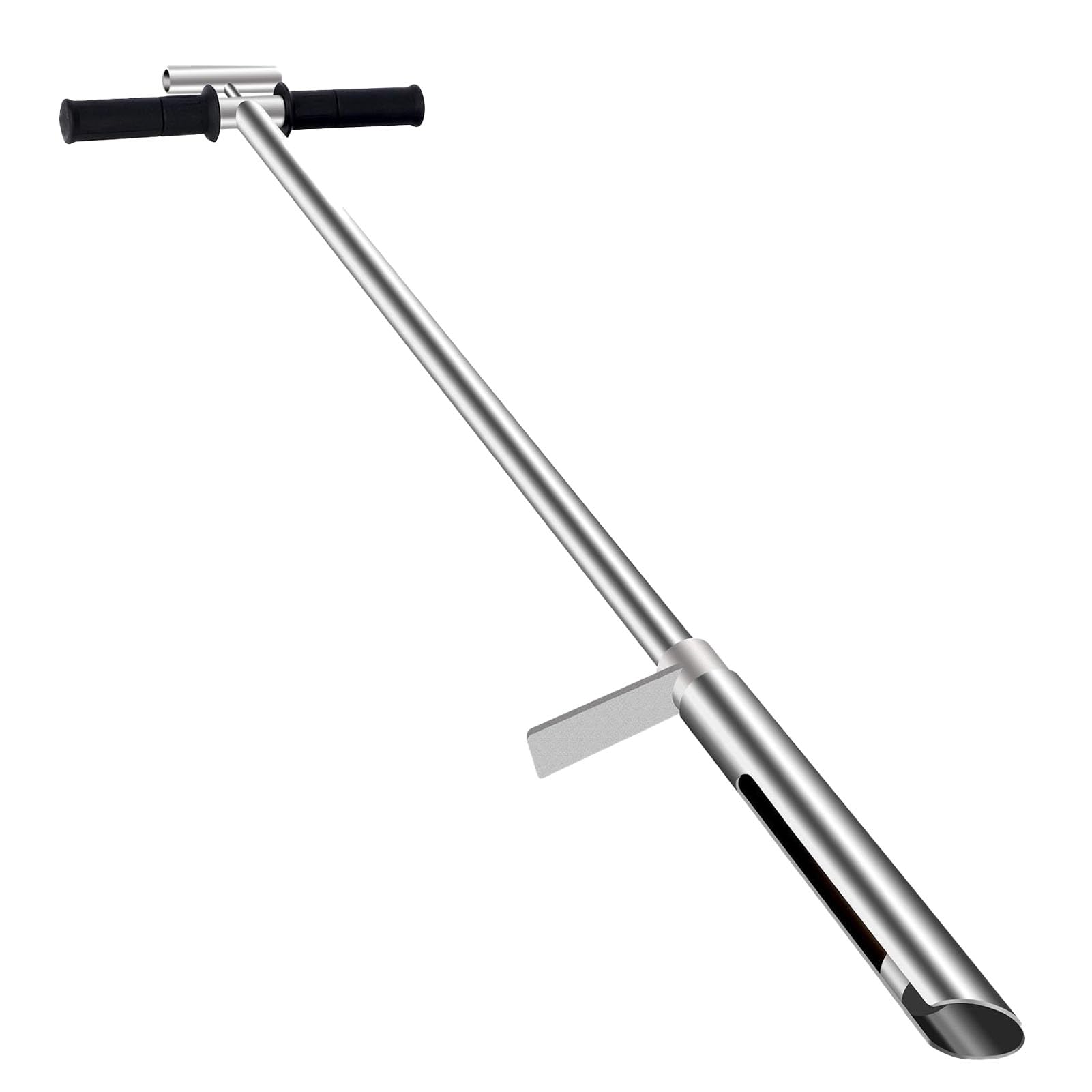 **Stainless Steel Soil Sampler Probe for House Plants - T-Shaped Handle Tubular Design | Perfect for Indoor Gardening, Potting, and Soil Testing**