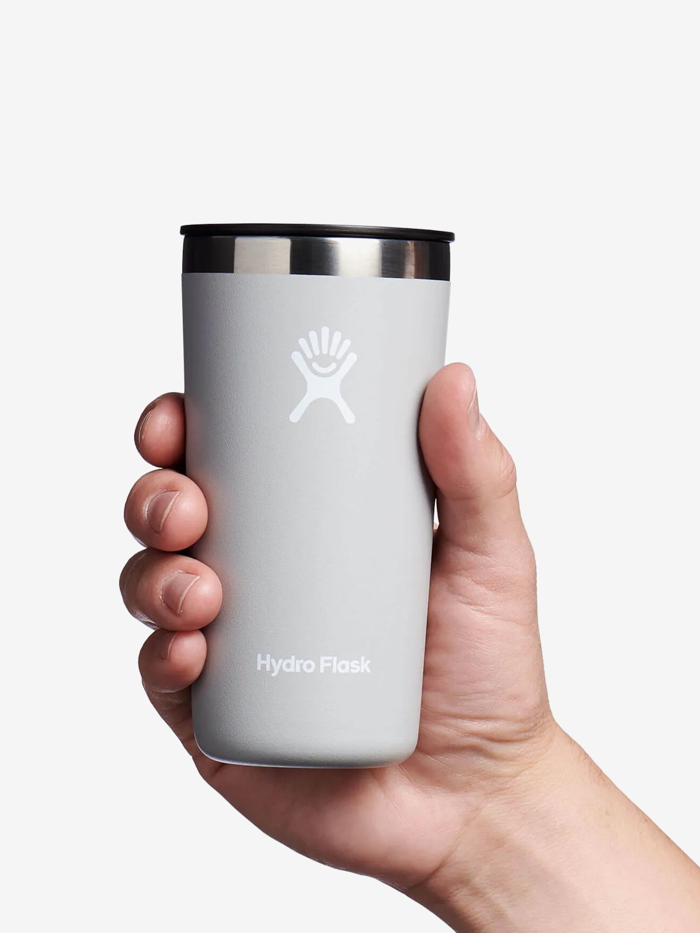 Hydro Flask 12oz (355ml) Insulated Stainless Steel Tumbler - Birch Color, Leak-Proof Lid, Keeps Drinks Hot/Cold for Hours - Perfect for Coffee, Tea, Hiking, Camping & Office Use