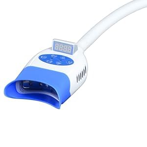 36W LED Teeth Whitening Light with 10 Cold Blue Bulbs - Standing Floor Lamp for Fast Whitening & Bleaching | Perfect for Home & Salon Use