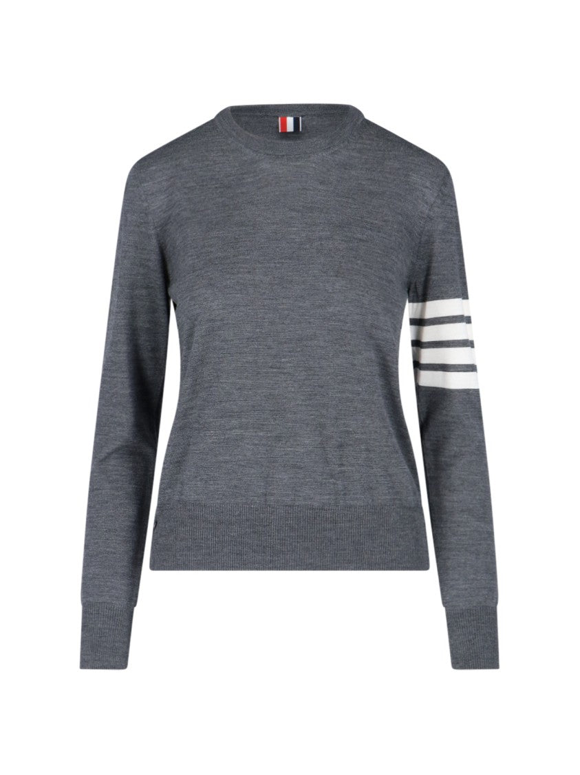 4 Bar Sweater for Men & Women - Soft & Warm Dark Grey Pullover - Perfect for Casual Outfits, Fall & Winter Fashion