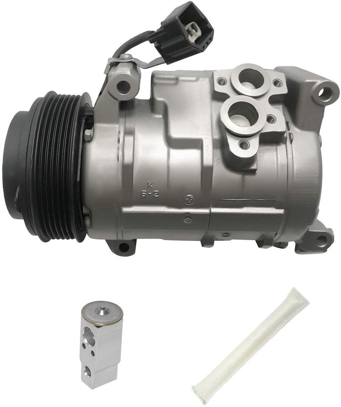 RYC Automotive A/C Compressor & Clutch Kit - Compatible with KT CG74 Models | High Performance Car Air Conditioning Replacement Part | Perfect for Summer Driving & Vehicle AC Repair