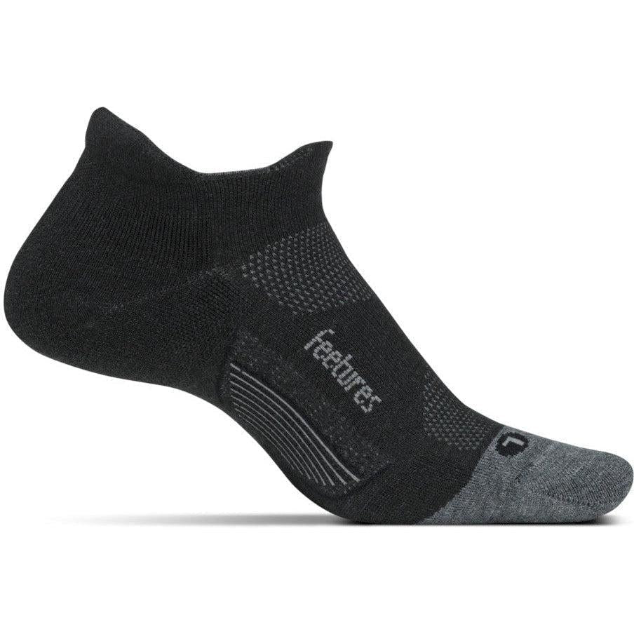 Feetures Merino 10 Cushion No Show Tab Socks - Ultra Soft Wool Running & Athletic Socks for Men & Women - Perfect for Gym, Hiking & Everyday Wear