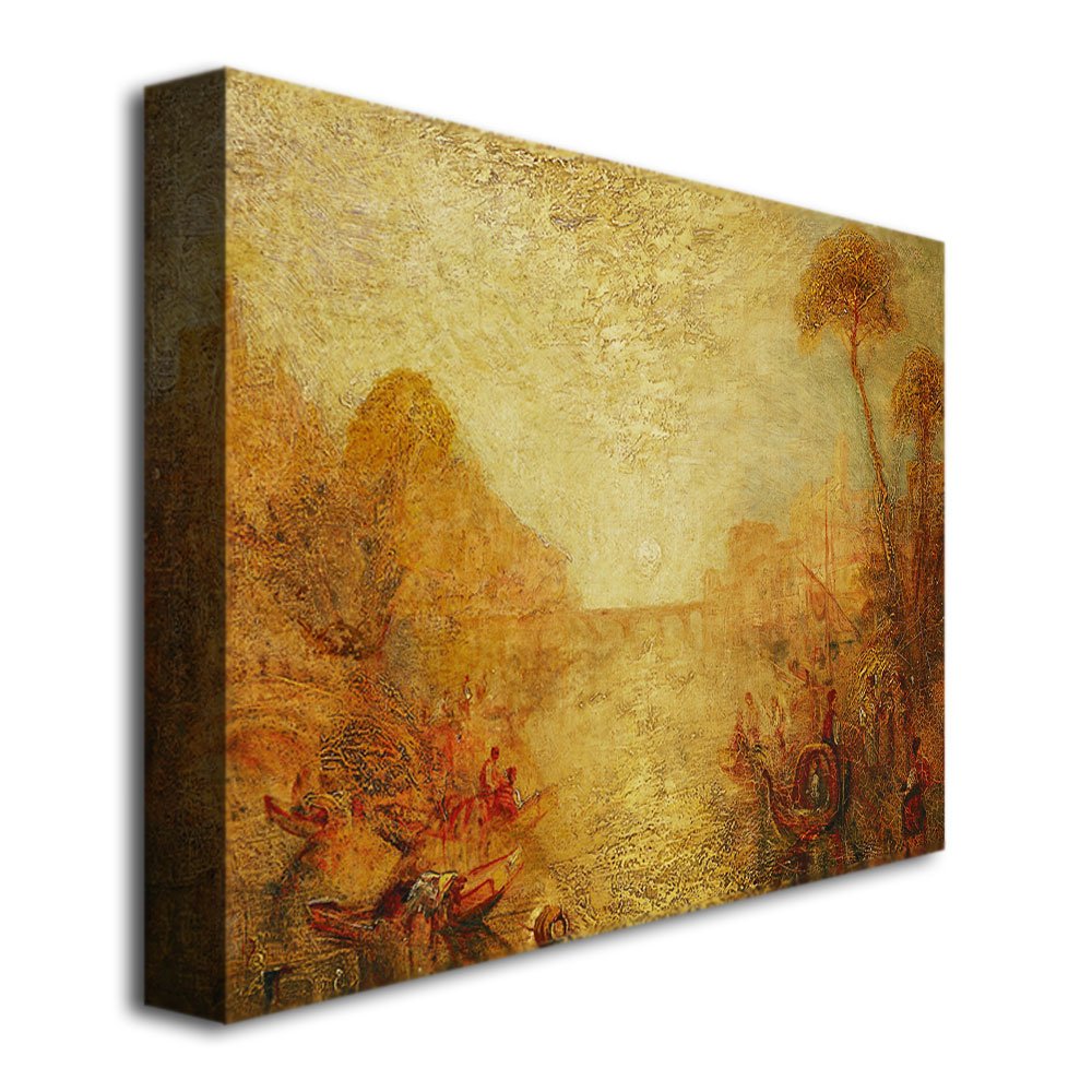 Joseph Turner Landscape Canvas Art - 35x47 Inch Wall Decor for Living Room, Bedroom & Office | Premium Trademark Art Print | Perfect Gift for Home & Interior Design