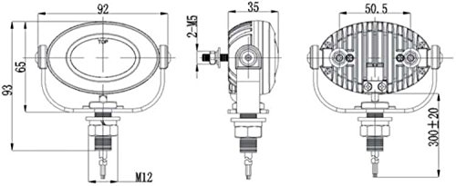 Brand Auxiliary LED Driving & Fog Lights Kit for Honda Goldwing (All Years) - Enhanced Visibility for Night & Foggy Road Conditions