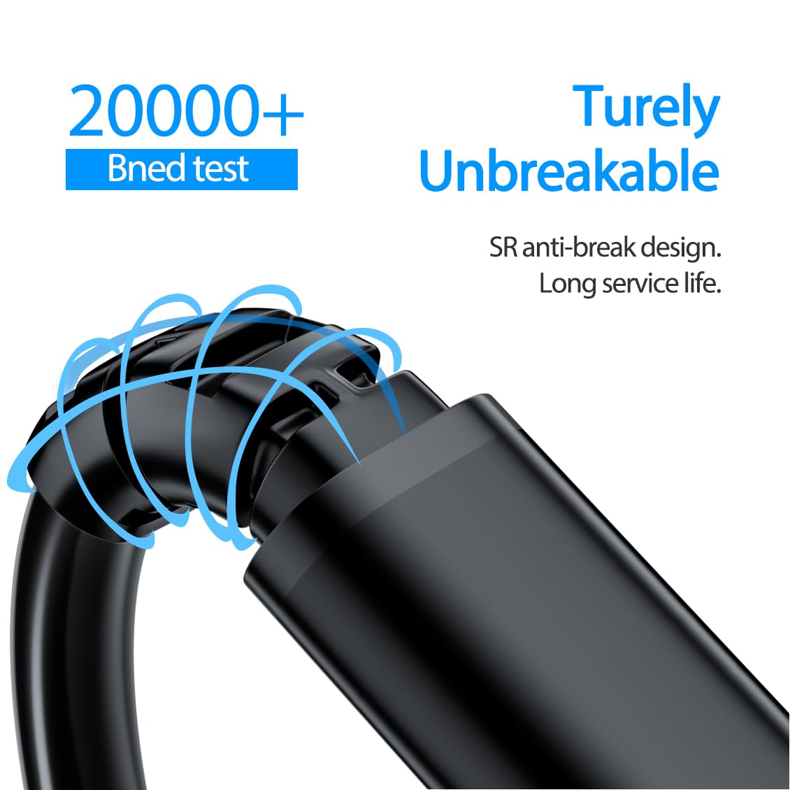 Fast Charging USB C to Micro USB Cable 10ft - Compatible with Samsung Galaxy S7/S6, Tab A/E, Note 10 & Amazon Kindle Fire HD 10/8/7 - Durable Android Phone Charger Cord for Home, Office & Travel