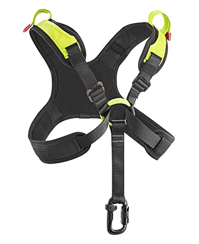 EDELRID Vector Chest X Harness - Size 1, Night/Oasis Color - Rock Climbing Gear for Indoor & Outdoor Adventures
