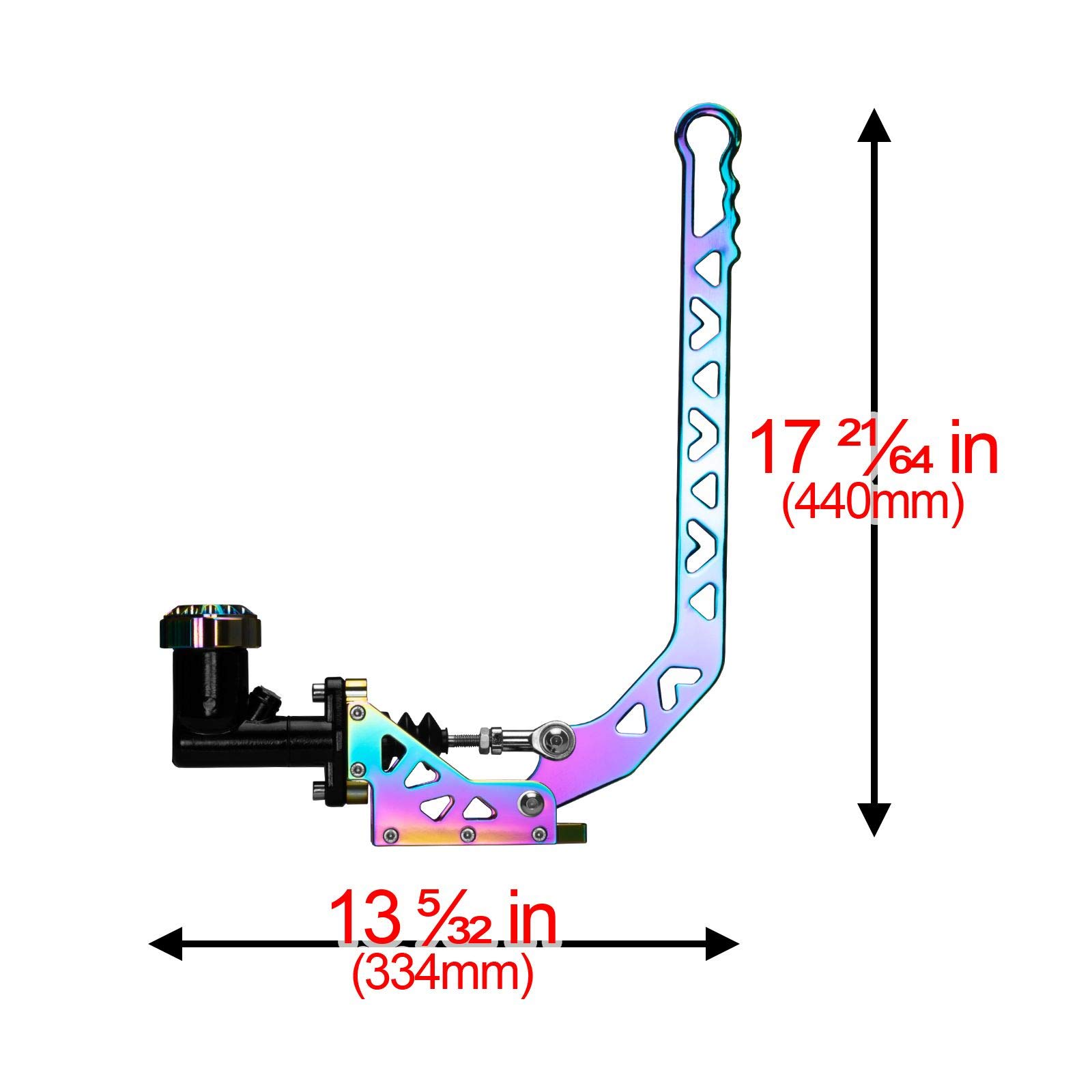 High-Performance Gold Hydraulic Racing Handbrake with Oil Tank - Aluminum Lever Drift Rally HB11 for Professional Drifting & Racing (Perfect for Track Days, Rally Racing & Drift Competitions)