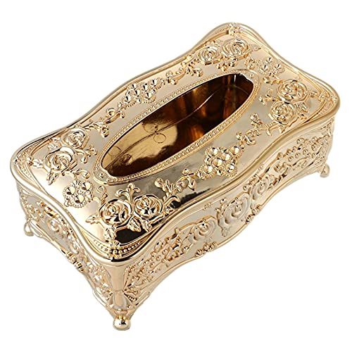 Luxury European Style Acrylic Tissue Box Holder - Elegant Red Decorative Tissue Dispenser for KTV, Living Room, Bedroom & Bathroom - Premium Handkerchief & Toilet Paper Storage Solution
