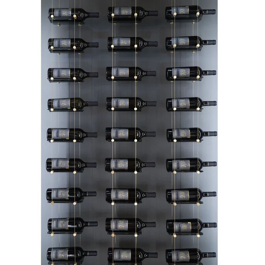 Blue Grouse 12 Bottle Floating Wine Rack Display Kit - Wall Mounted Wine Storage for Kitchen, Bar & Dining Room Decor
