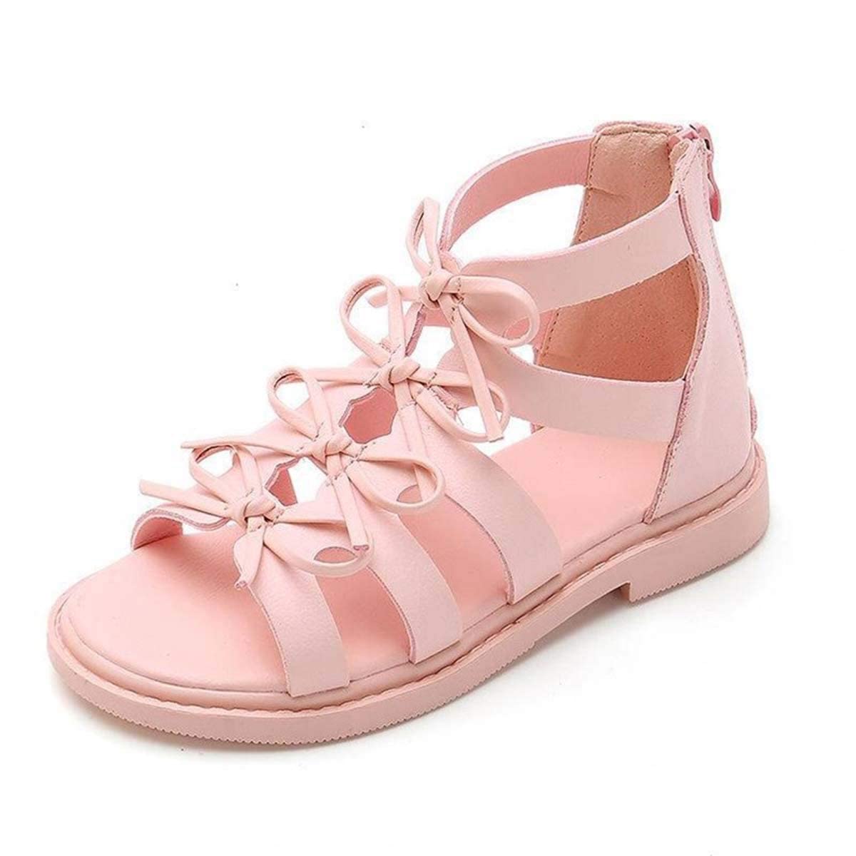 JOEupin Girls Summer Sandals - Cute Open Toe Princess Flat Sandals with Ruffle Design for Toddler & Little Kids | Perfect for Beach, Pool, Party & Casual Outings
