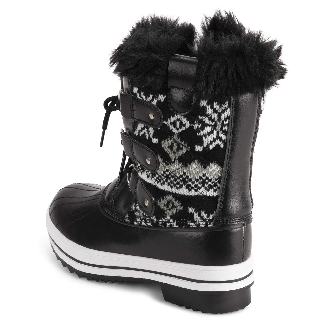 Polar Products Women's Quilted Snow Boots - Waterproof Winter Boots for Snow & Rain - Warm & Comfortable for Outdoor Activities, Hiking & Cold Weather