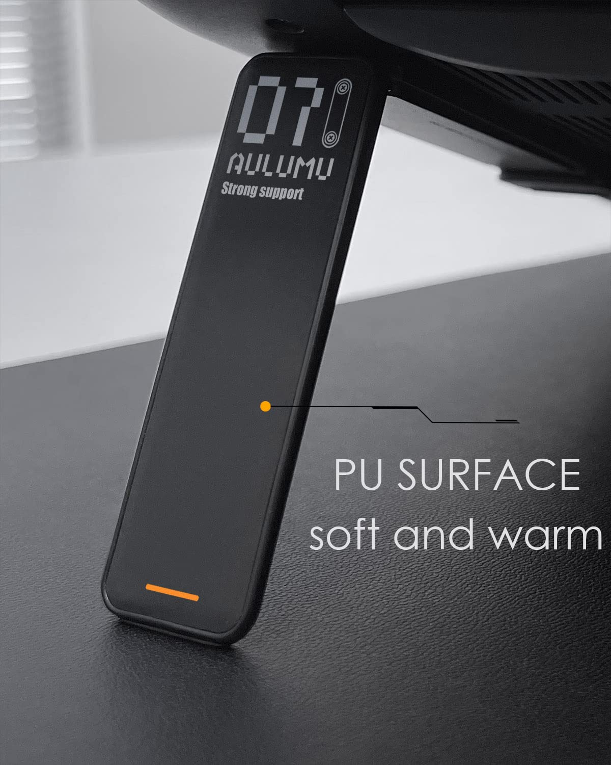 Aulumu G07 Portable Pop-Up Laptop Stand with Cooling Function - Ergonomic Adjustable Riser for MacBook, All Laptops & Tablets (8-20 Inch) - Perfect for Office, Home & Travel Use - Black