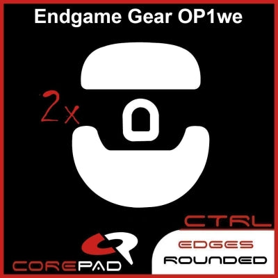 Corepad Skatez CTRL Mouse Feet for Endgame Gear OP1, OP1 8K, OP1 RGB, OP1we - Ultra Smooth Gliding for Gaming & Precision Work