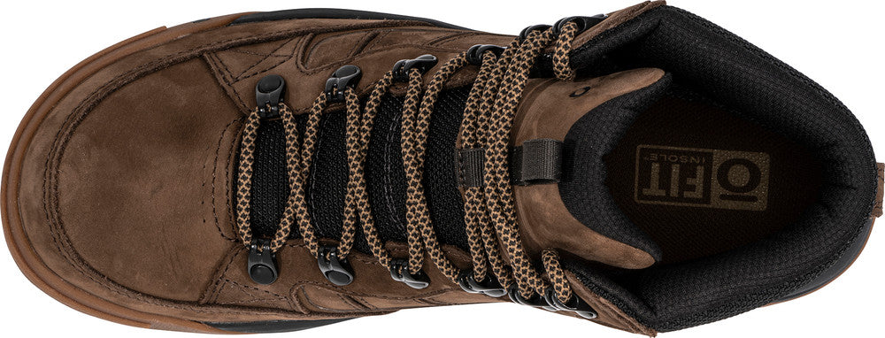 Burke Mid Leather B Dry Waterproof Boots for Men - Durable Waterproof Hiking & Work Boots - Ideal for Outdoor Adventures, Construction & Winter Wear