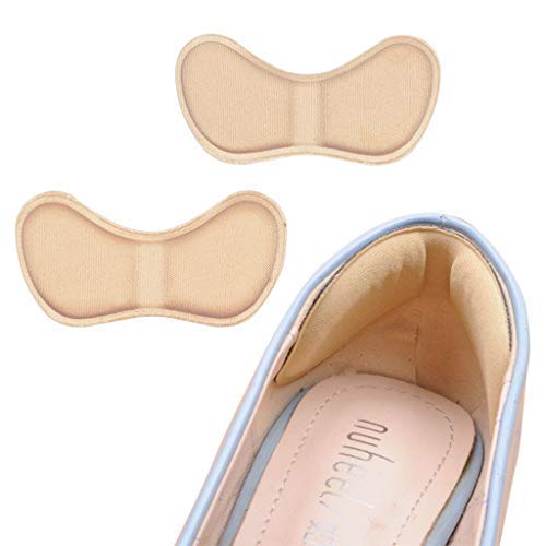 Wrixty Reusable Self-Adhesive Heel Liner Cushion Inserts - Blister & Callus Prevention Pads for Men & Women - Comfortable Shoe Grips for Heel Pain Relief (1 Pair, Multi Color) - Perfect for High Heels, Work Shoes & Daily Walking Comfort