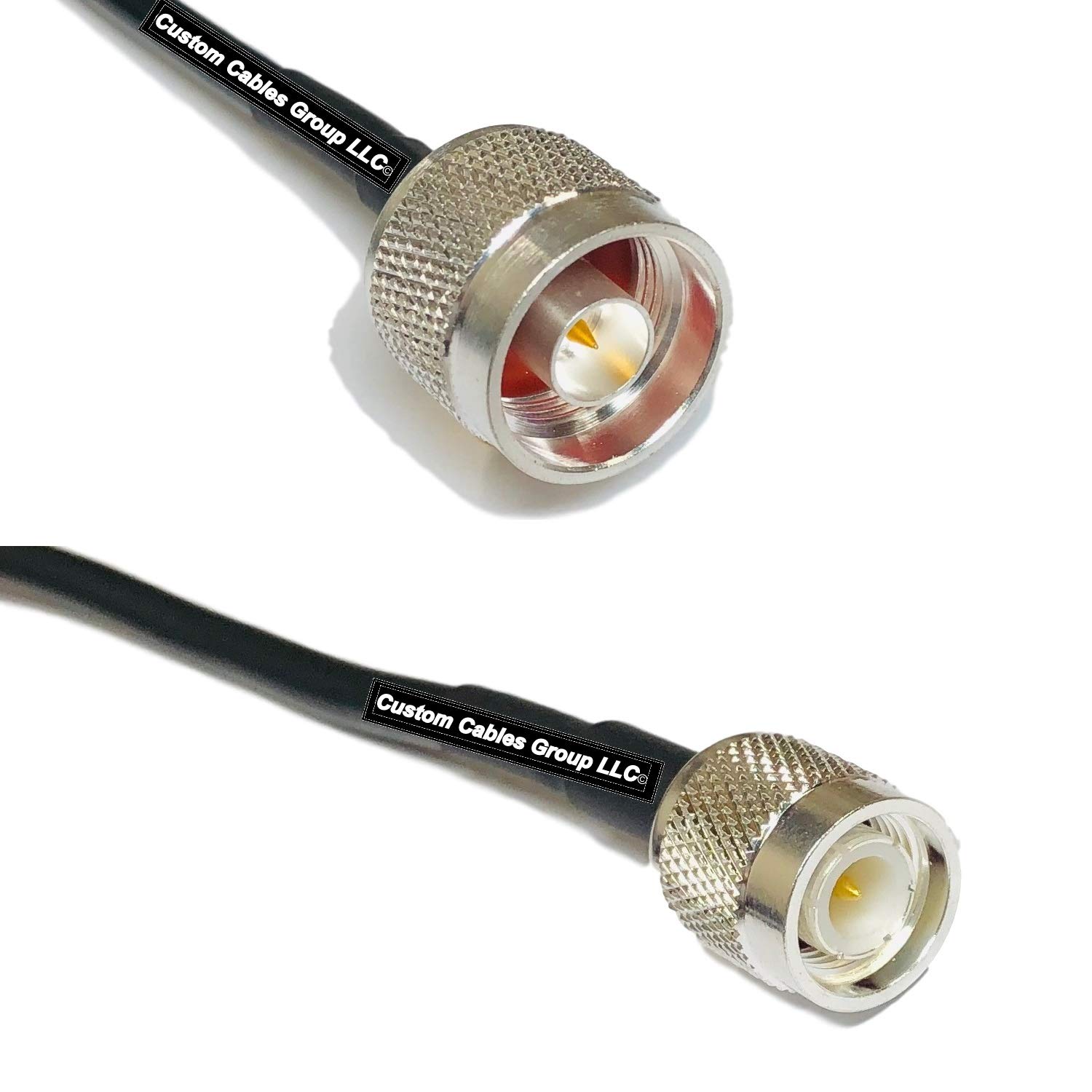 6 Feet RG58 N Male to TNC Male RF Pigtail Coaxial Cable - High Frequency Coax Cable for Ham Radio, Antenna, CCTV & Wireless Networks