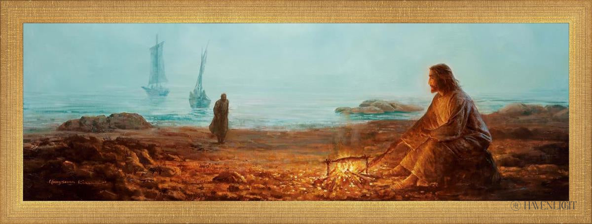 By The Shore By Yongsung Kim - Coastal Wall Art Print for Beach House Decor, Ocean Themed Living Room & Bedroom