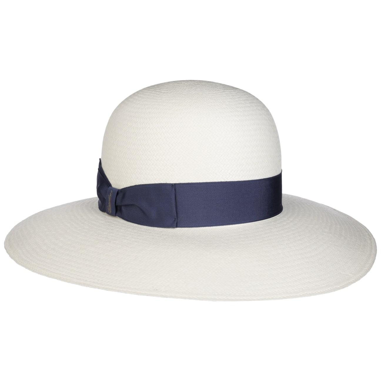 Borsalino Round Crown Panama Hat for Men & Women - Lightweight & Breathable Summer Sun Hat for Beach, Travel, and Outdoor Activities