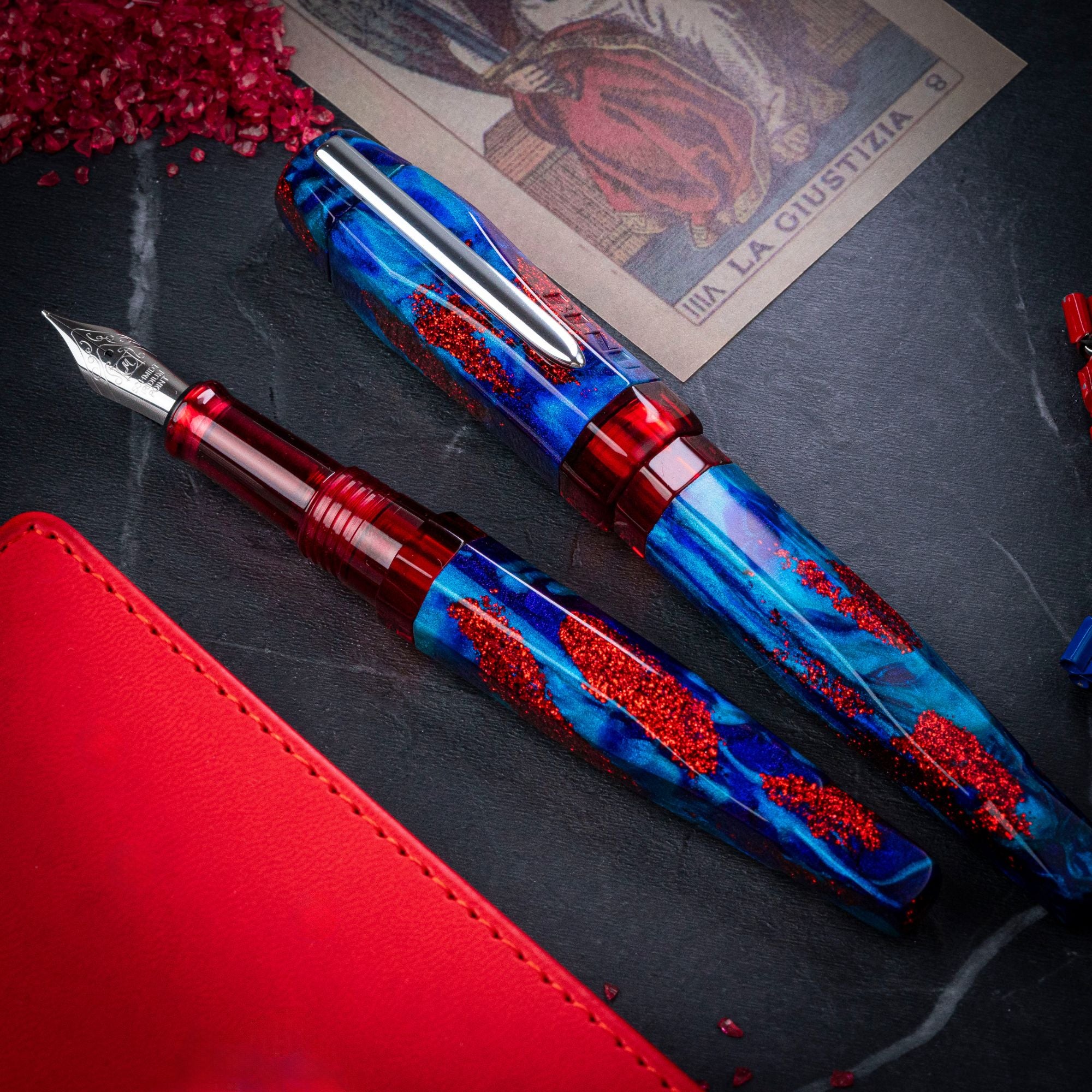 Benu AstroGem Collection Fountain Pen in Apollo - Premium Writing Instrument for Calligraphy, Journaling & Office Use