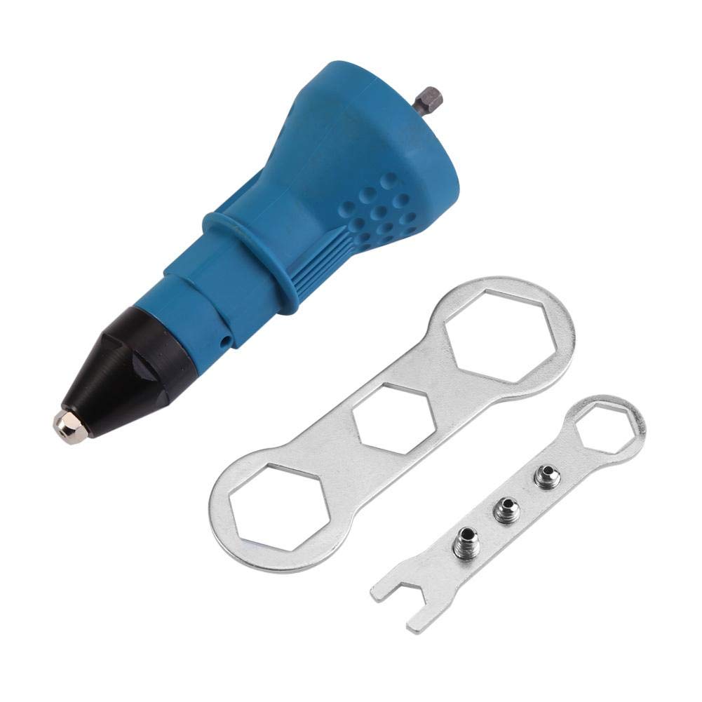 Professional Electric Drill Rivet Gun Adapter - Core Riveting Tool for Cordless Drills & Screwdrivers | Insert Nut Tool for Metalworking & DIY Home Repairs