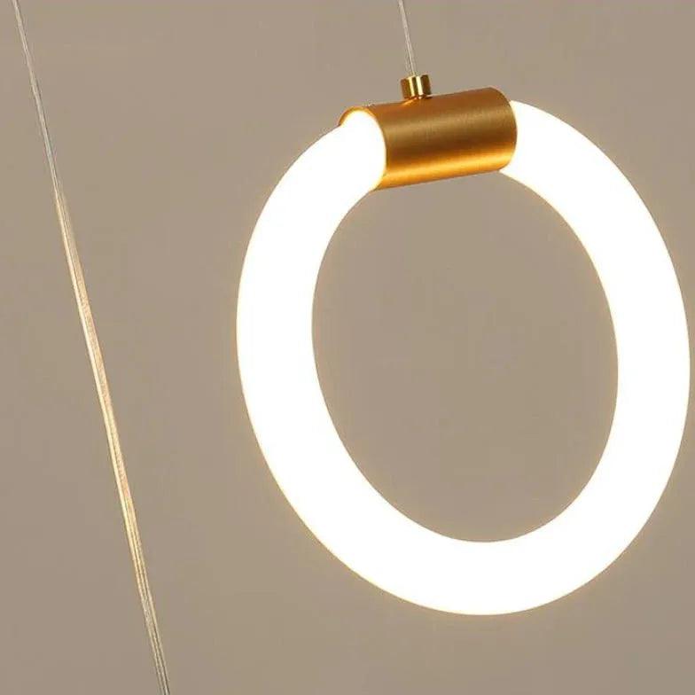 Ring Shaped LED Ceiling Light - Modern Dimmable Fixture for Dining Room, Kitchen, Bedroom | Energy Efficient & Stylish Home Lighting