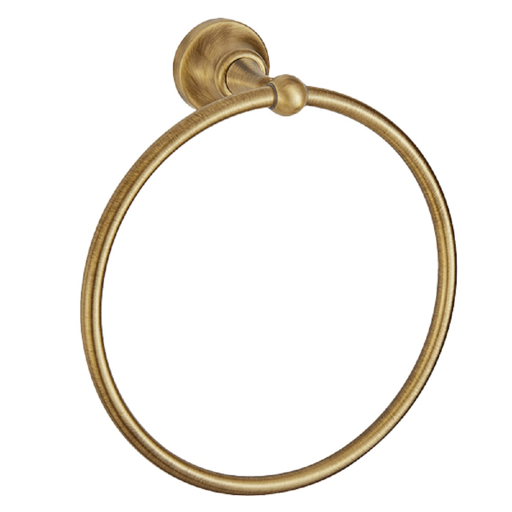 Abey Provincial Bronze Towel Ring - 900052BR - Elegant Bathroom Accessory for Modern and Traditional Home Decor