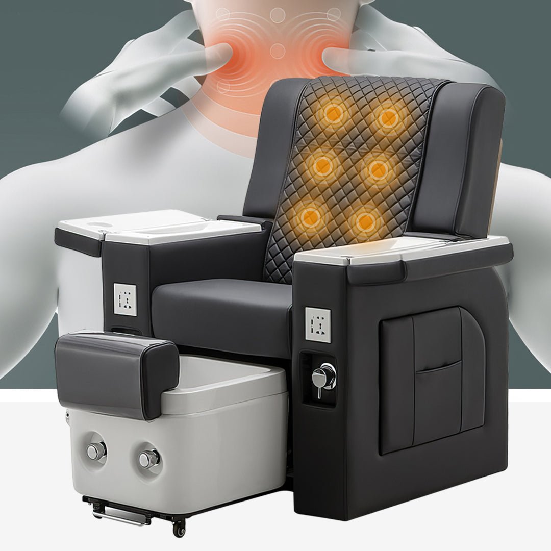 Bella Elite Professional Massage Pedicure Chair with Built-in Plumbing System - Perfect for Spa, Salon & Home Relaxation