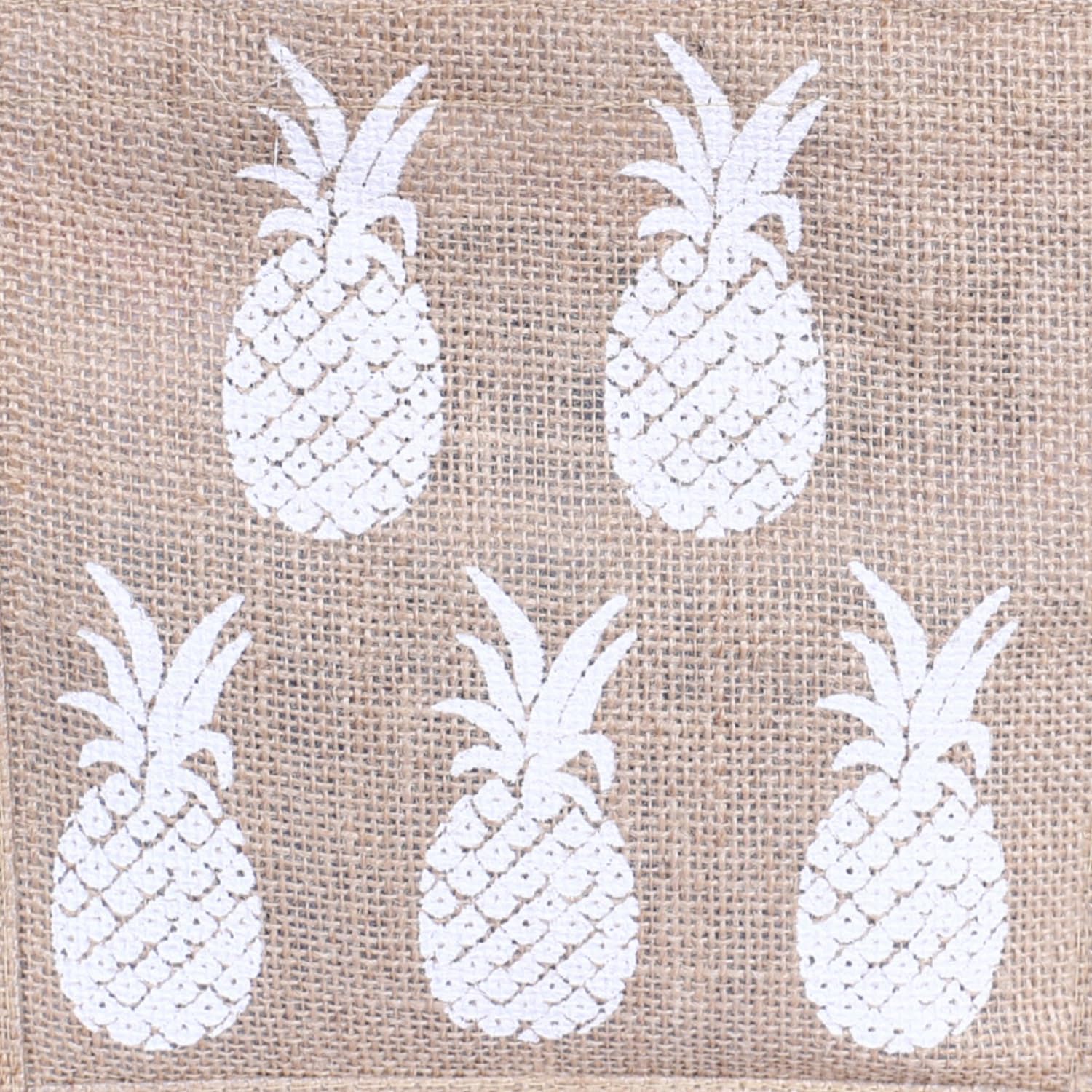 Kuber Industries Reusable Jute Lunch Bag with Handle - Eco-Friendly Office Lunch Tote for Men & Women - Small Size Pack of 3 - Perfect for Work, School & Picnics
