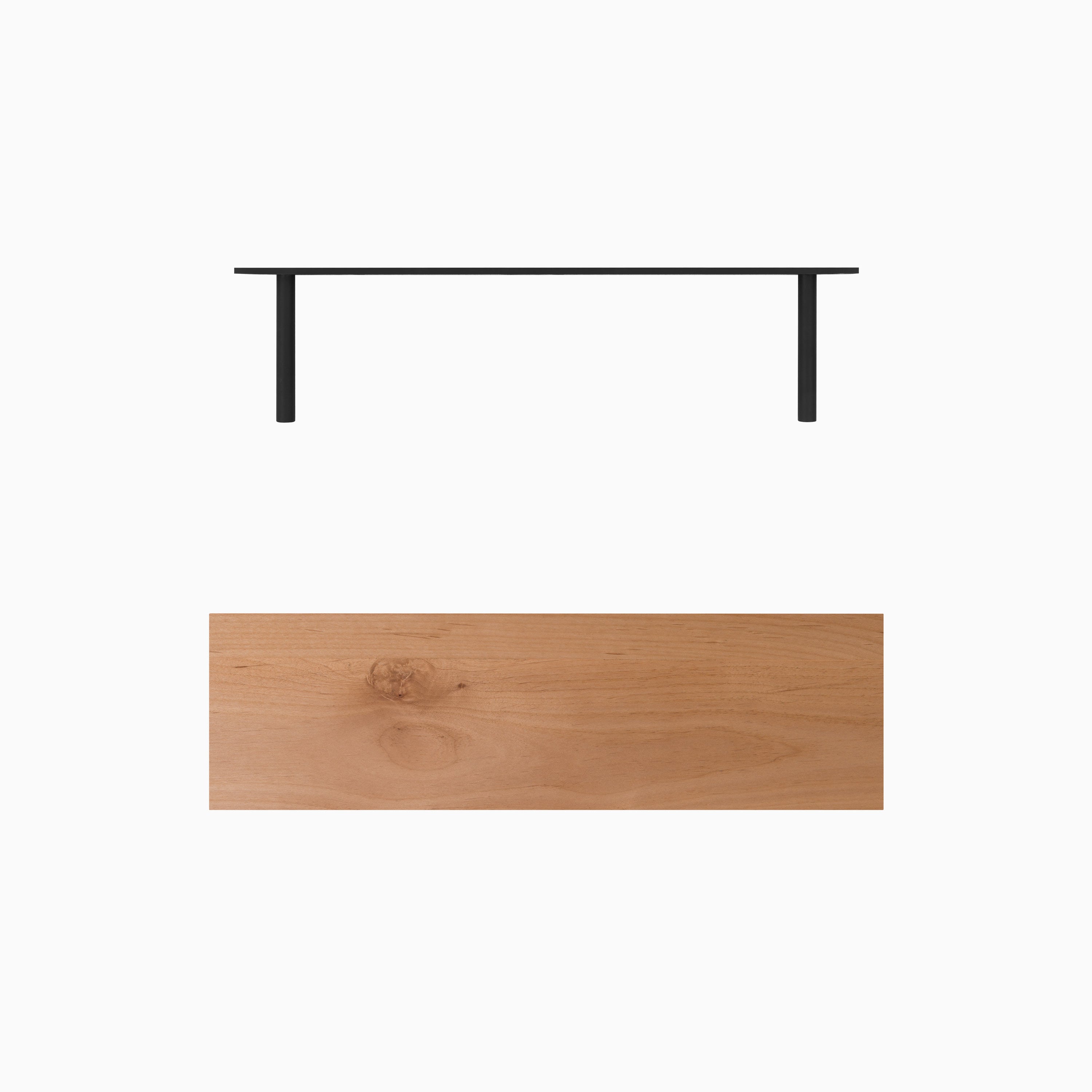 Aksel LED Alder Floating Shelf - Modern Wood Wall Shelf with Built-in Lights for Living Room, Bedroom, or Kitchen Decor