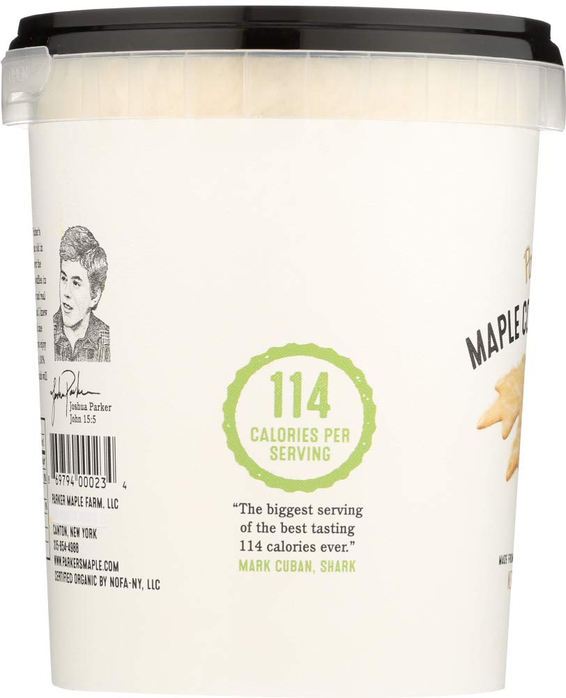 Organic Maple Cotton Candy by Parker's - 2 Ounce (Pack of 4) | Pure Maple Flavor, Gluten-Free & Non-GMO | Perfect for Parties, Gifts & Sweet Treats