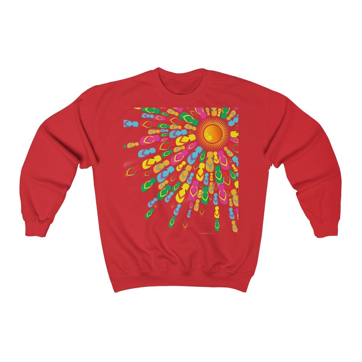 Flip Flops Sunshine Sweatshirt - Comfortable & Stylish Summer Hoodie for Beach, Pool, and Casual Wear