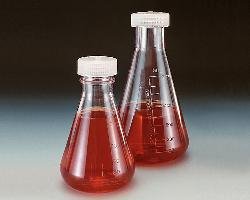 Nalgene 4109-1000 1000mL Polymethylpentene Erlenmeyer Flask with Polypropylene Screw Cap (Pack of 6) - Ideal for Laboratory Experiments, Chemical Storage & Science Classrooms