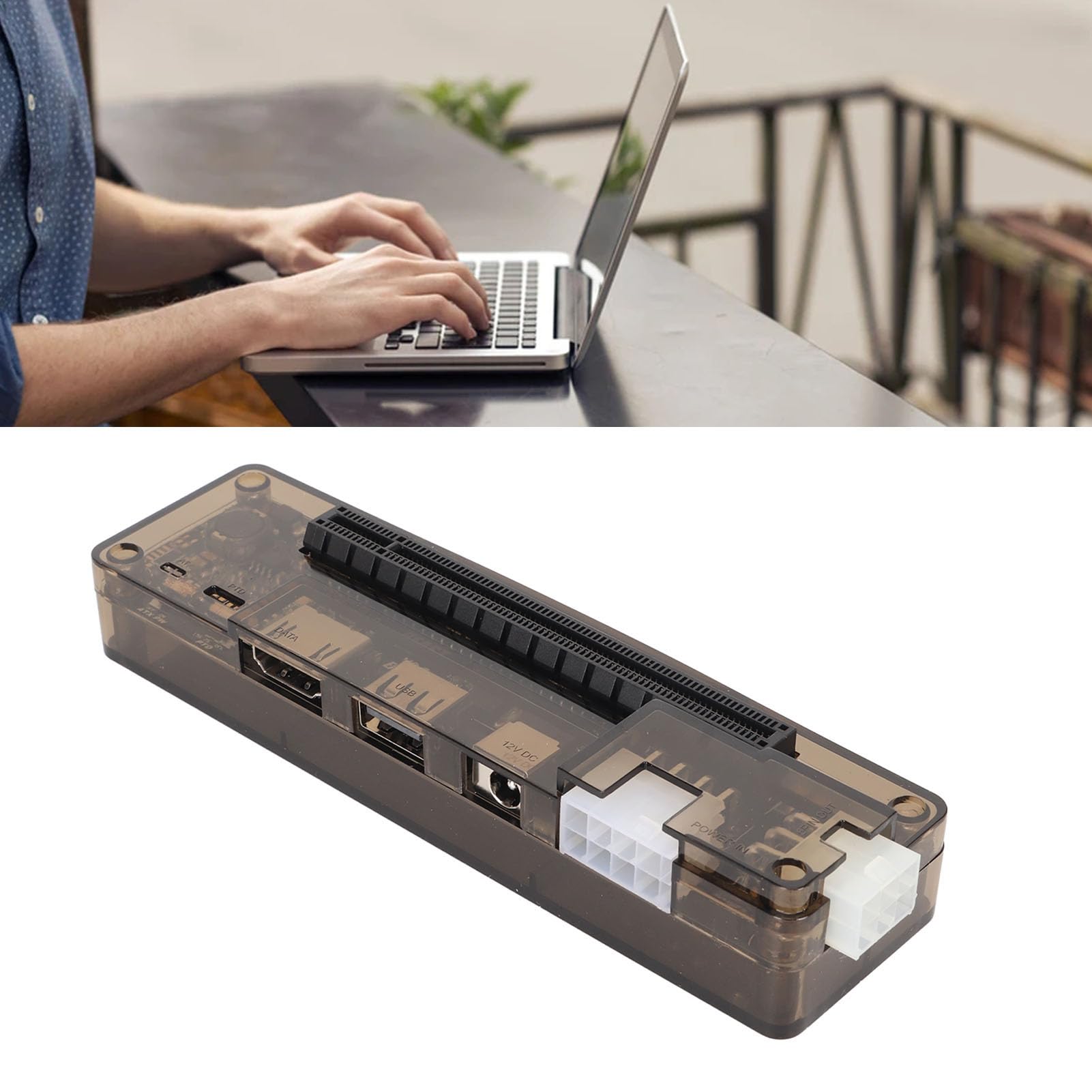 Diyeeni External GPU Dock for Laptops - M.2 A Key & Express Card to USB 3.0 Adapter - Boost Gaming & Graphic Performance for Laptops with M.2 A Key Interface - Perfect for Gaming, Video Editing & 3D Rendering
