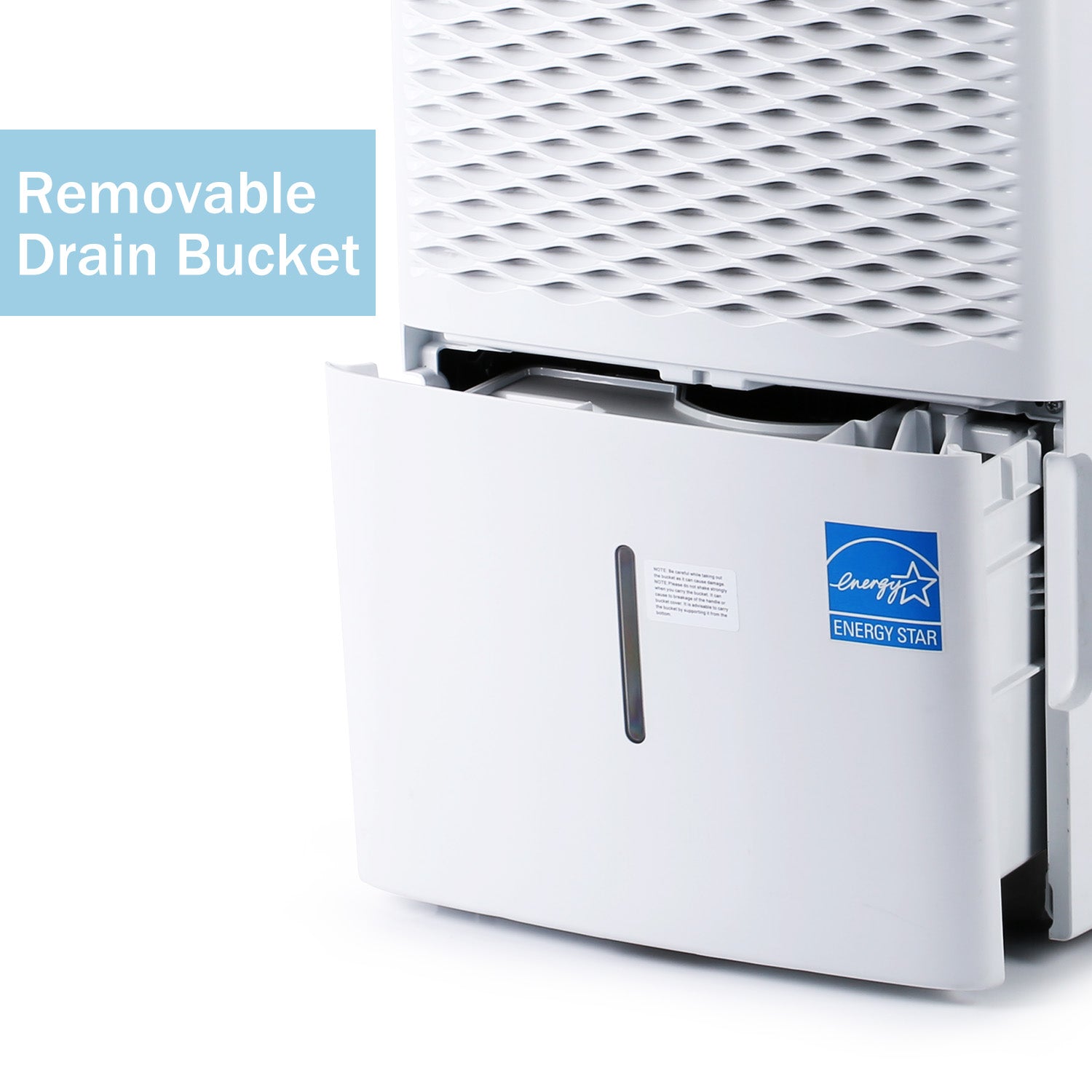 50 Pint Dehumidifier with Internal Pump - 2012 DOE 70 Pint Equivalent - Powerful Moisture Removal for Basements, Bedrooms & Large Spaces
