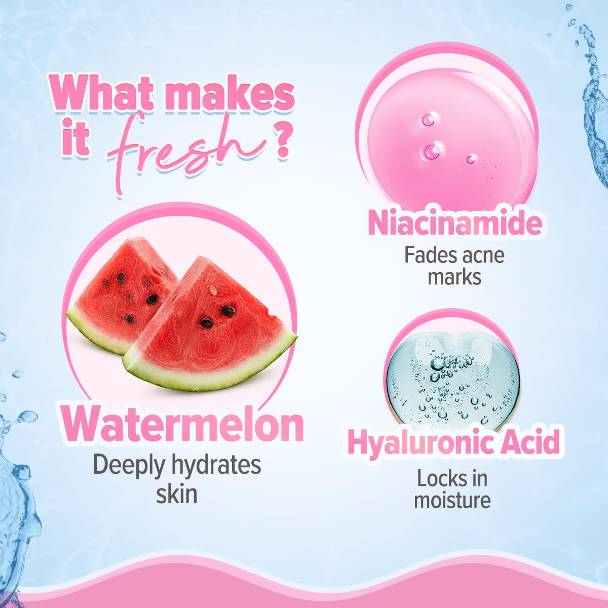 Aqualogica Radiance+ Oil-Free Moisturizer with Watermelon & Niacinamide - 100g | Hydrating Face Cream for Combination Skin | Deeply Nourishes & Brightens Skin for Men & Women | Perfect for Daily Skincare Routine & Glowing Complexion