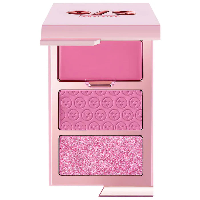 ONE/SIZE by Patrick Starrr 3D Blush Trio Palette - Buildable & Blendable Cheek Color for Contouring & Highlighting | Perfect for Day to Night Makeup Looks