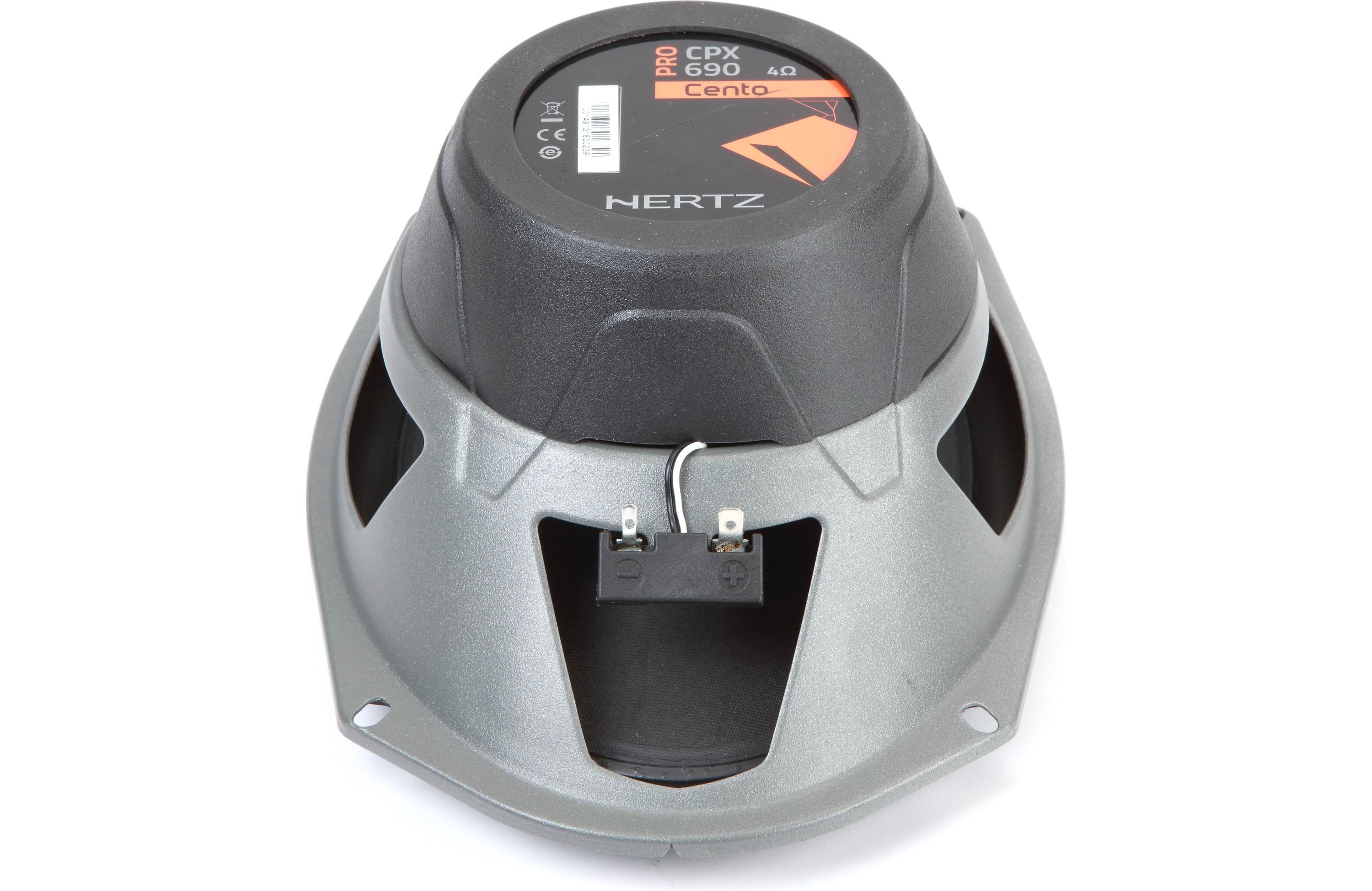 Hertz CPX 690 PRO Cento Series 6x9 Coaxial Car Speakers with Grill - High Performance 2-Way Audio System for Cars, Trucks & SUVs - Perfect for Upgrading Factory Sound System & Enhancing Music Experience