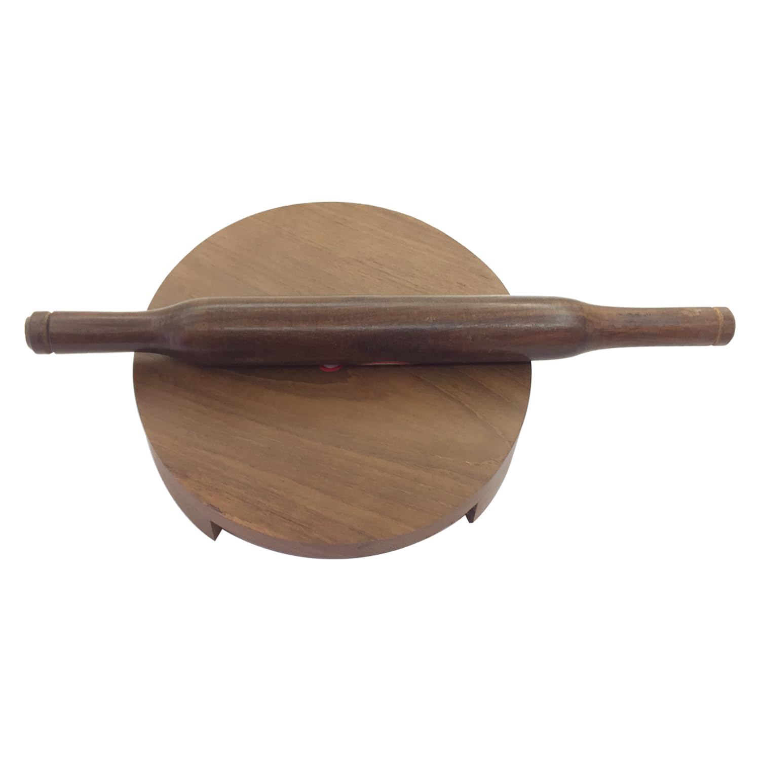 Handmade Wooden Rolling Pin & Board Set - Traditional Roti, Chapati, and Phulka Maker - Durable Kitchen Tool for Home Baking, Indian Cooking, and DIY Pastry Making - Perfect for Roti, Tortillas, and Pie Crusts