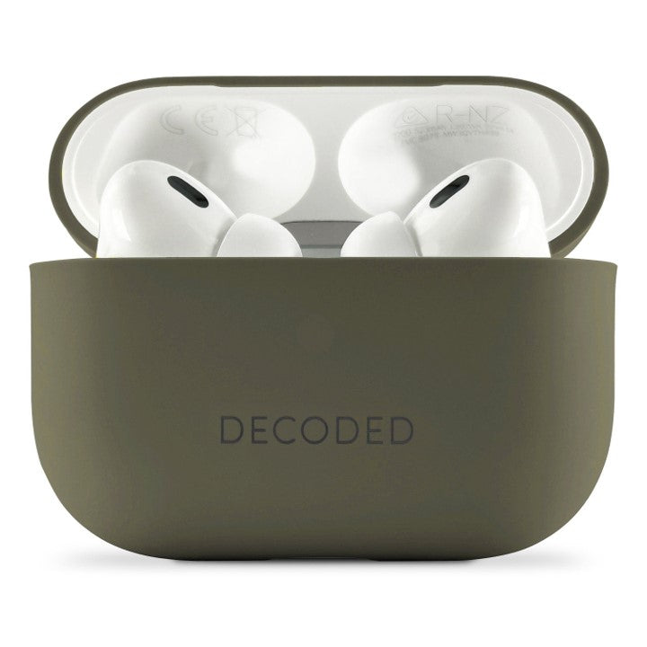 Premium Silicone Case for AirPods Pro 2nd Generation - Olive Green | Durable Protection & Sleek Design | Perfect for Travel, Workouts & Everyday Use