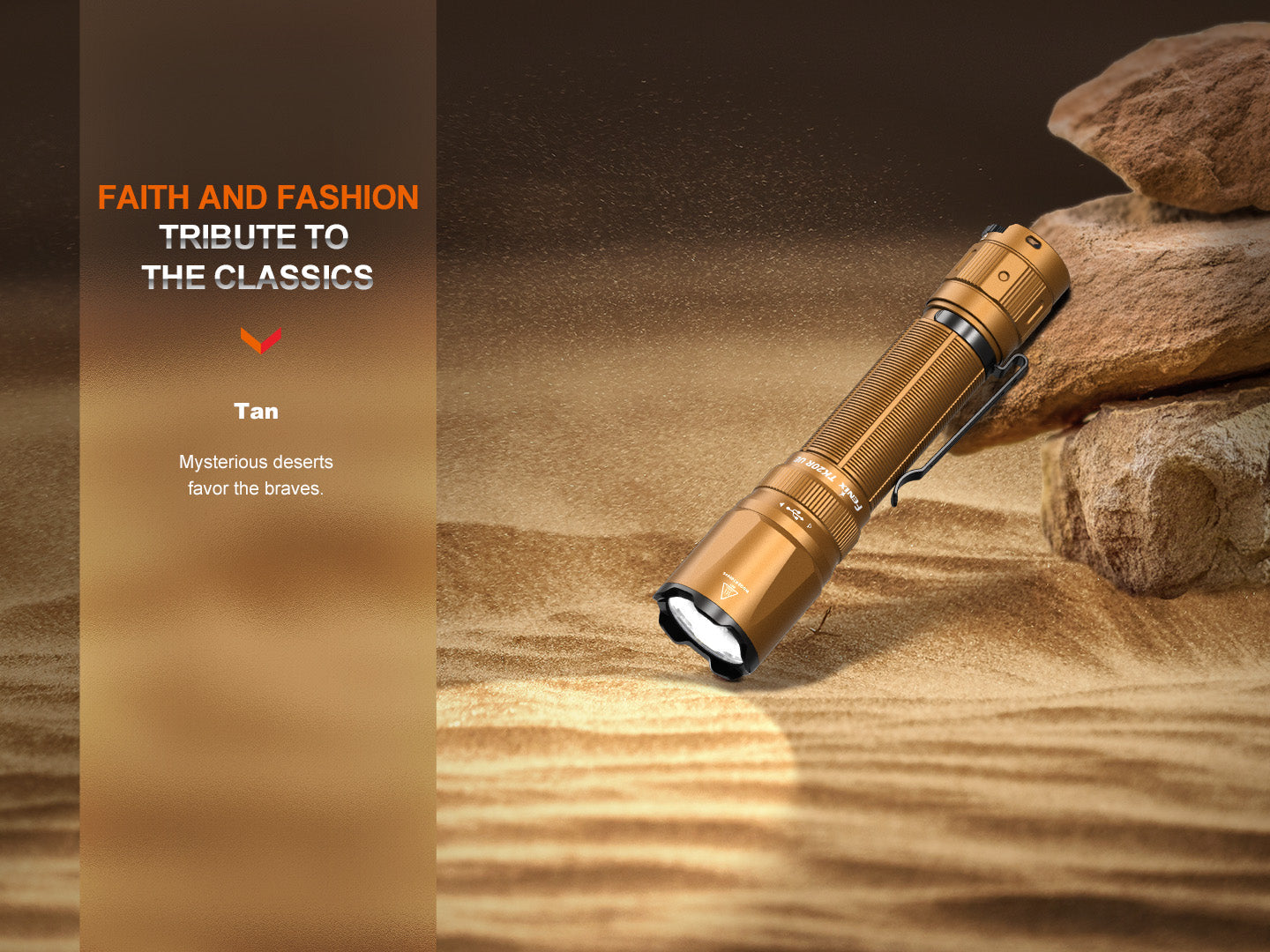 Fenix TK20R UE Tactical Flashlight 2000 Lumens Rechargeable LED Torch - Perfect for Camping, Hiking, Emergency & Outdoor Adventures