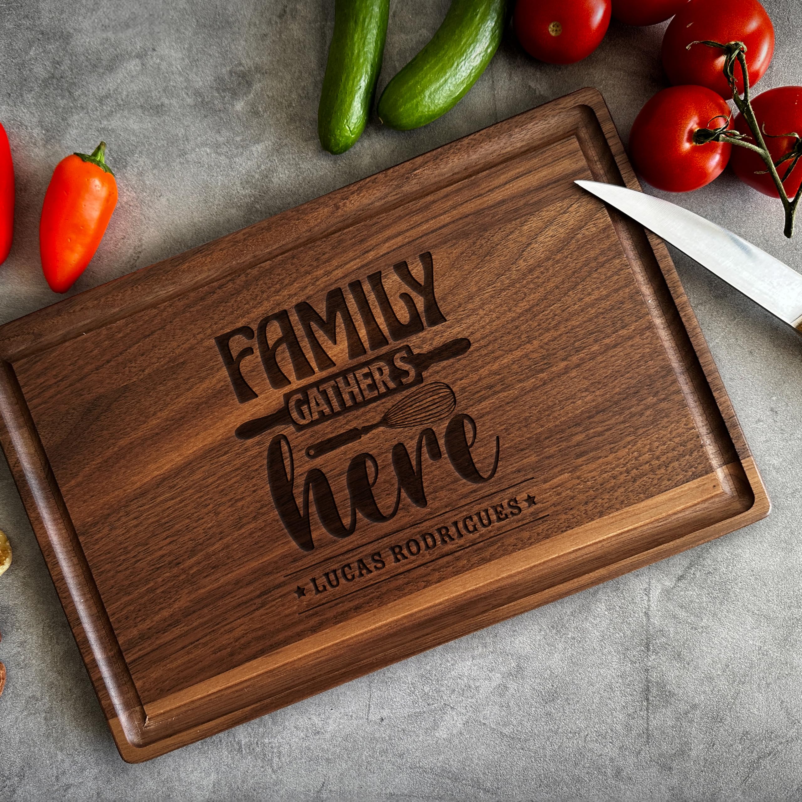 Custom Personalized BBQ Grill Board for Dad & Grandpa - Handmade in USA - Unique Father's Day, Birthday & Anniversary Gift Idea - Perfect for Backyard Grilling & Outdoor Cooking