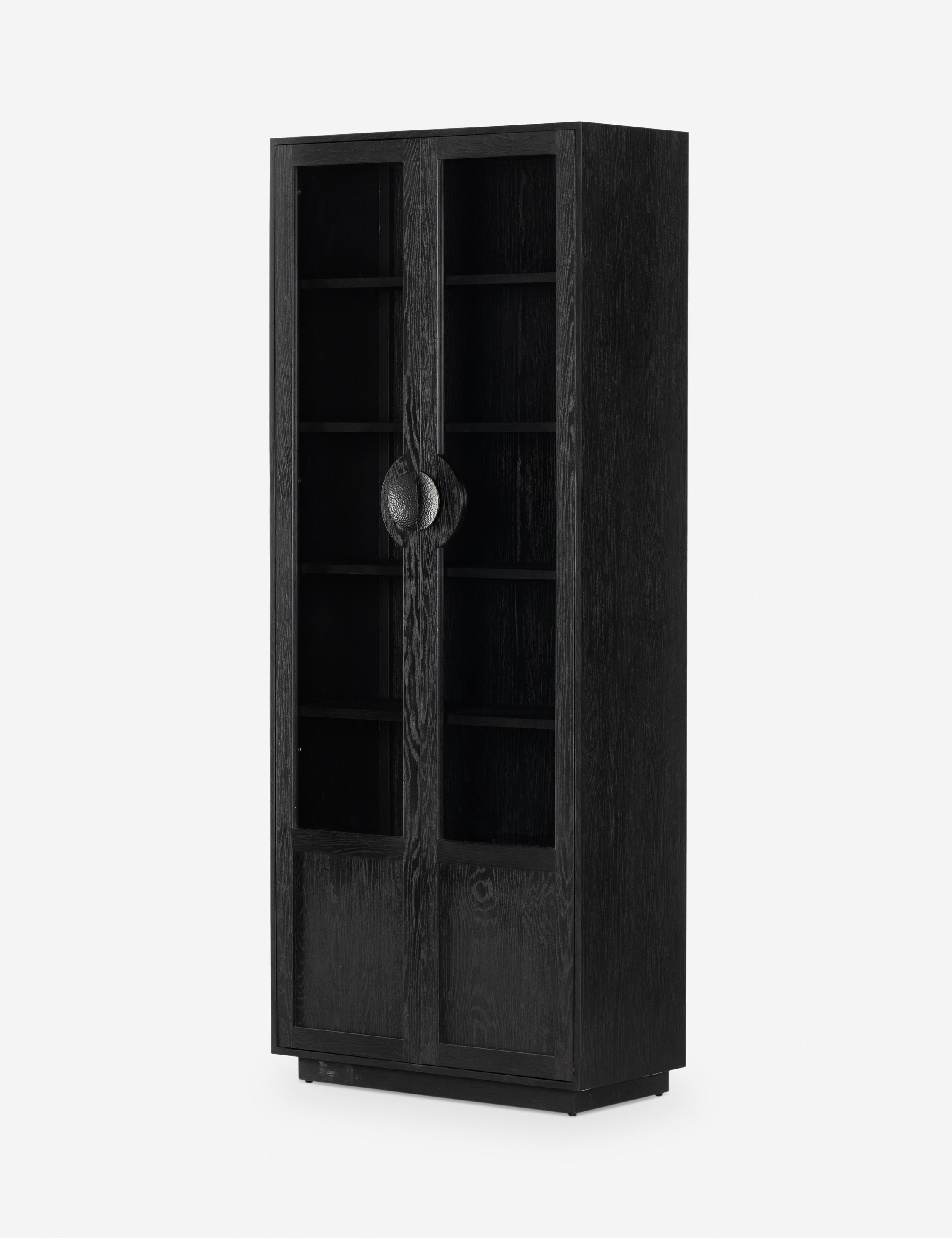 Delano Glass Display Cabinet - Elegant Curio Cabinet for Collectibles, China, and Home Decor - Perfect for Living Room, Dining Room, or Office Display