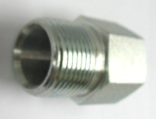AF C3209-08-06-1/2 Male Pipe to 3/8 Female Pipe Adapter (.840''-14 Threads x .675''-18 Threads) - Brass Pipe Fitting for Plumbing, Hydraulic Systems & Industrial Applications