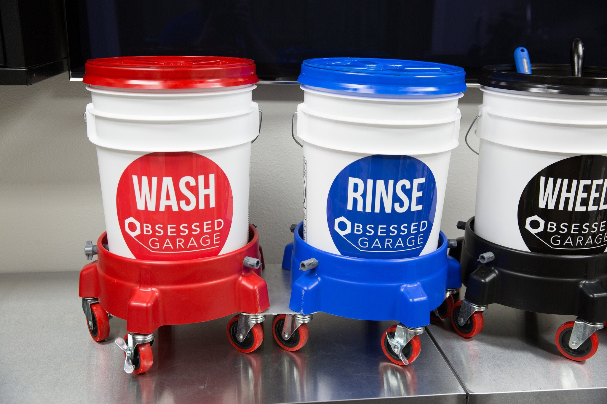 Premium 9-Piece Vinyl Bucket Set - Durable & Lightweight for Home, Garden, and Storage | Perfect for Organizing, Cleaning, and DIY Projects