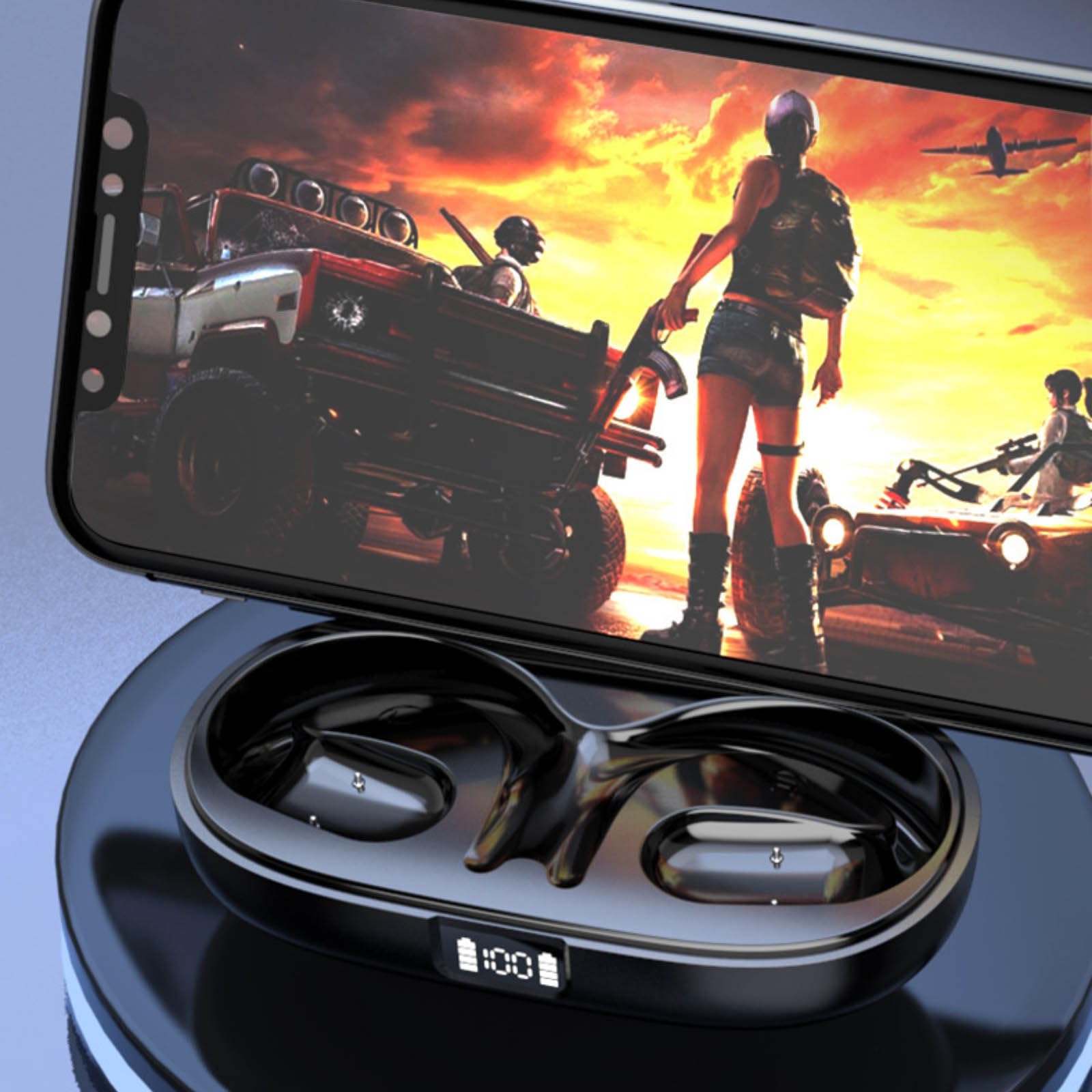 Real-Time Two-Way Translation Earbuds - 144 Languages & Accents, Bluetooth 5.0 Wireless Earbuds with Noise Cancellation for iOS/Android - Perfect for Travel, Business Meetings & Language Learning